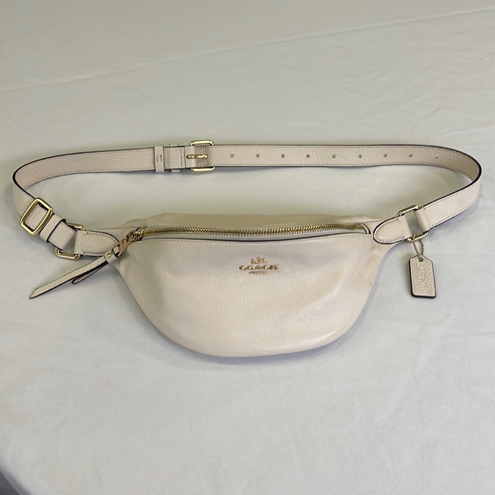Coach Cream Belt Bag